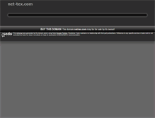 Tablet Screenshot of net-tex.com
